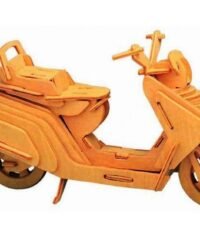 Lambretta Scooter Motorcycle 3D Puzzle Wooden Desktop Model