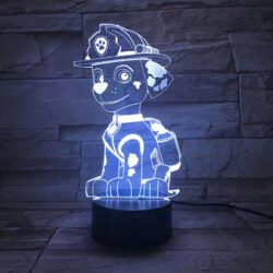 Paw Patrol 3D Acrylic LED Night Light Anime Toy Kids Gift Paw Patrol 3D Acrylic LED Night Light Anime Toy Kids Gift