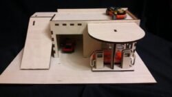 Toy Car Parking Gas Station 4mm Toy Car Parking Gas Station 4mm