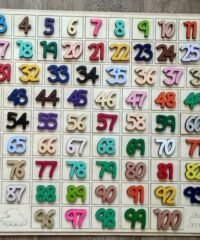 Wooden Educational Learning Toy Number Puzzle