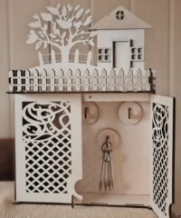 Wooden Key Box Cabinet Keys Storage