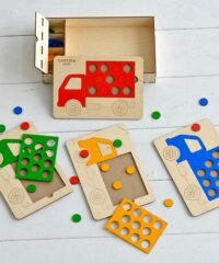 Wooden Shape Puzzles For Toddlers Truck Peg Puzzle