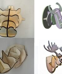 4 Animal Head 3D Puzzle