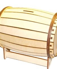 Barrel Shaped Piggy Bank