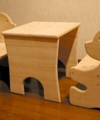 Bear Chair and Table Set for Kids