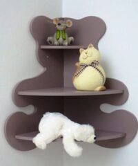 Bear Shaped Corner Shelf for Kids Room