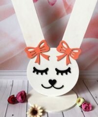 Bunny Rubber Bands And Hairpins Stand Bunny Rubber Bands And Hairpins Stand