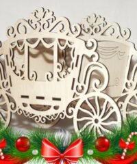 Carriage Flower Stand Candy Box Basket 4mm