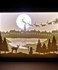 Christmas Shadow Box Night Light Paper
