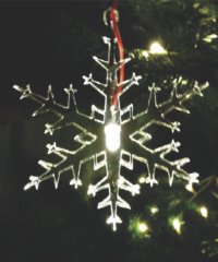 Christmas Snowflake With LED Light