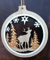 Christmas Themed Pendant Christmas Ball Ornament