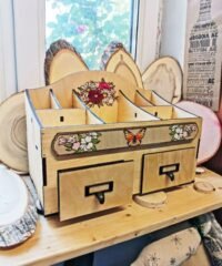 Cosmetics Jewelry Organizer Storage Box With Drawers 6mm