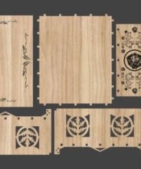 Decorative Gift Box Laser Cutting Template