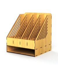 Desk Document File Organizer Vertical Folder Rack