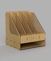 Desk Document File Organizer Vertical Folder Rack