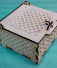 Engraved Box with Lid and Lock