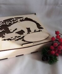 Folding Lid Candy Box Plywood 4mm