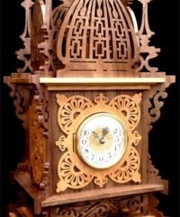 Fretwork Clock