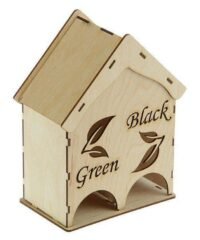 2 In 1 Tea House Tea Bag Dispenser