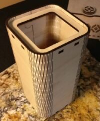 Pencil Cup With Living Hinges 3mm