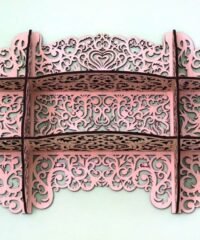 Rustic Wall Shelf Home Decor Cutout Wood Wall Shelf