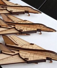 Toy F-14 Tomcat Panda Fighter 3D Aircraft Template