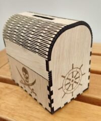 Treasure Chest Money Box Pirate Piggy Bank
