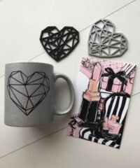 Valentine Heart Shape Coasters