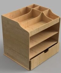 Wood Drawer Storage Organizer Template