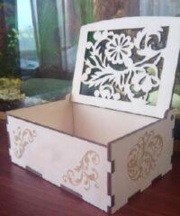 Wood Laser Cut Box Wood Puzzle Box 3mm