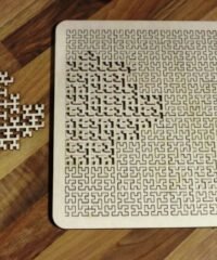 Wooden Fractal Tray Puzzle