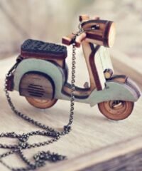 Wooden Vespa Scooter