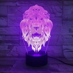 3D Lion Animal Night Light 3D Lion Animal Night Light