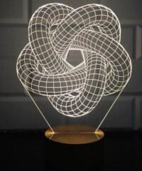 3D Torus Spiral Lamp