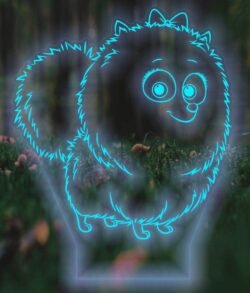 3D illusion led lamp Pet 3D illusion led lamp Pet