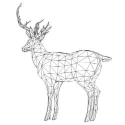 3D illusion led lamp Reindeer 3D illusion led lamp Reindeer