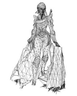 3D illusion led lamp Warrior woman 3D illusion led lamp Warrior woman