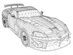 3D illusion led lamp super car 3D illusion led lamp super car