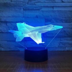 Aircraft Jet Model Airplane 3d Night Light Desk Lamp Aircraft Jet Model Airplane 3d Night Light Desk Lamp