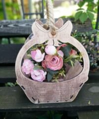 Basket of Plywood for Flowers