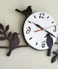 Birds Wall Clock Unique Decor