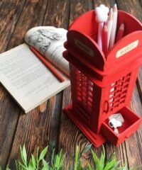British Phone Booth Pencil Holder