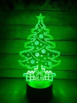 Christmas Tree 3d Illusion Lamp Christmas Tree 3d Illusion Lamp