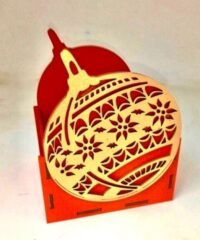Christmas balls pencil holder