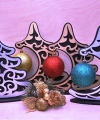 Christmas tree with balls