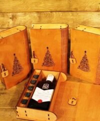 Christmas wine box