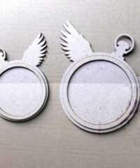 Clock with wings