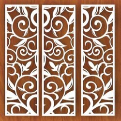 Cutout partition lace floral porch template Cutout partition lace floral porch template