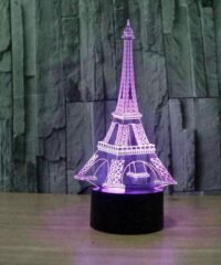 Eiffel Tower Acrylic 3D Illusion Lamp