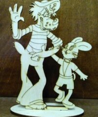 Engrave Wolf And Hare